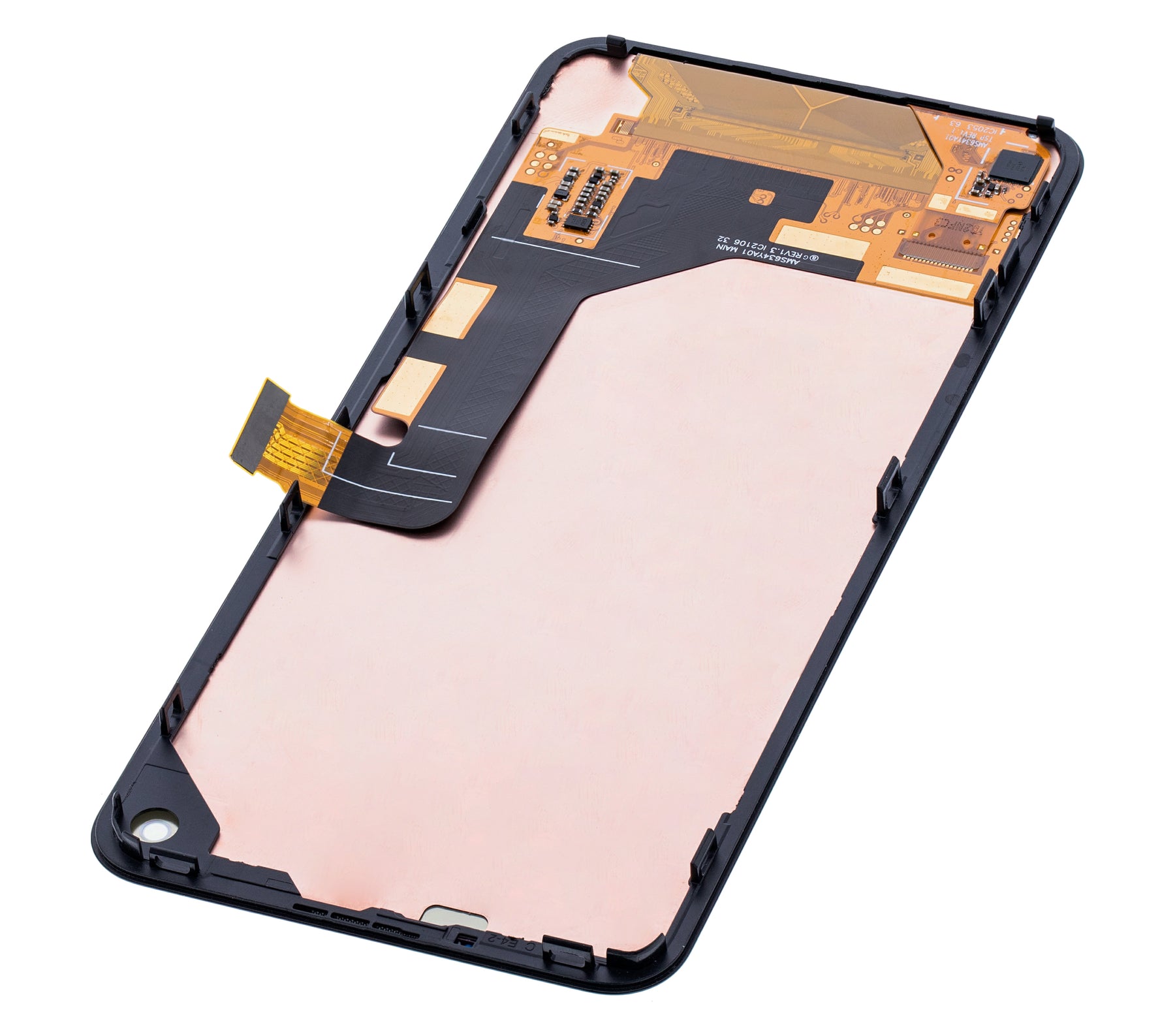 OLED Assembly With Frame Compatible For Google Pixel 5A 5G Replacement (Refurbished) (Black