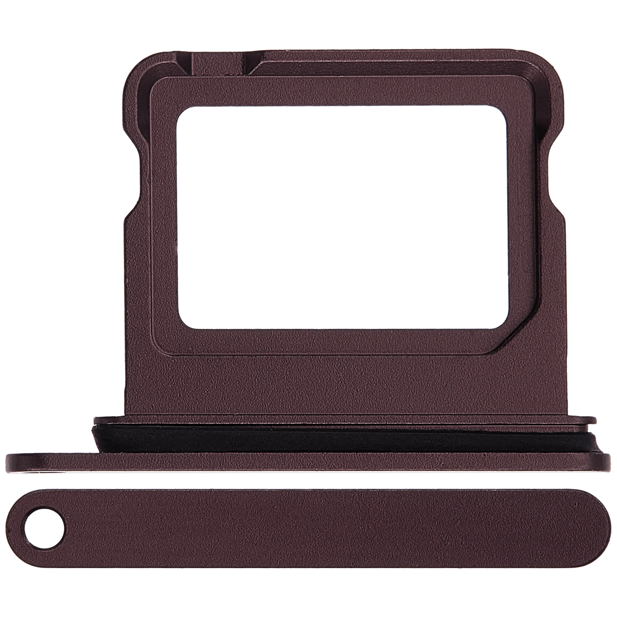Dual Sim Card Tray Compatible For iPhone 18 Pro / 18 Pro Max (Burgundy)