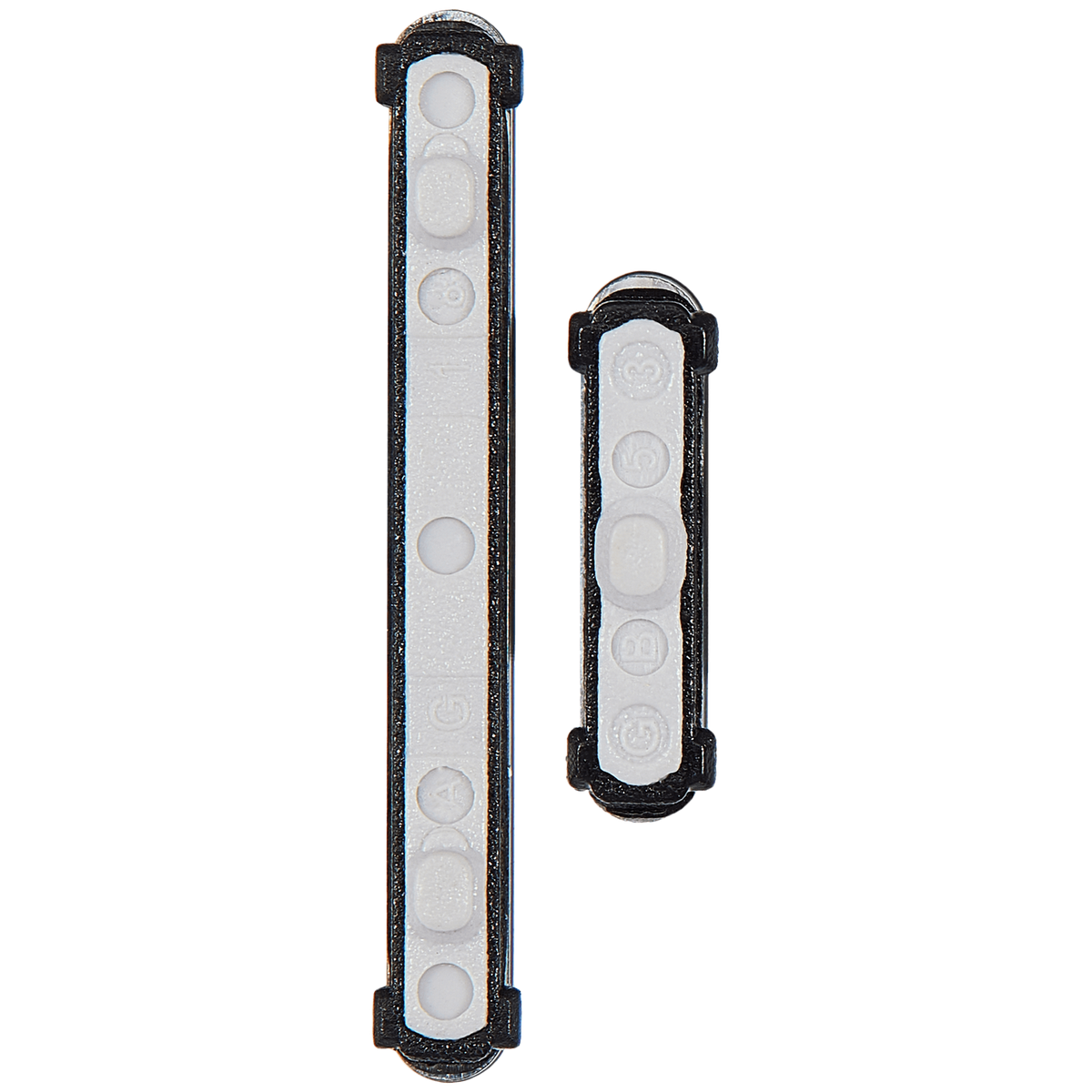 Hard Buttons (Power / Volume) Compatible For Samsung Galaxy S22 / S22 Plus  Replacement (Phantom Black)