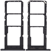 Dual Sim Card Tray Compatible For Samsung Galaxy A24 4G (A245 / 2023) (Black)