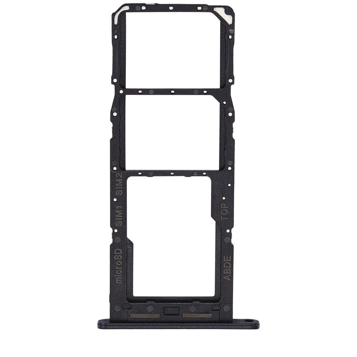 Dual Sim Card Tray Compatible For Samsung Galaxy A24 4G (A245 / 2023) (Black)