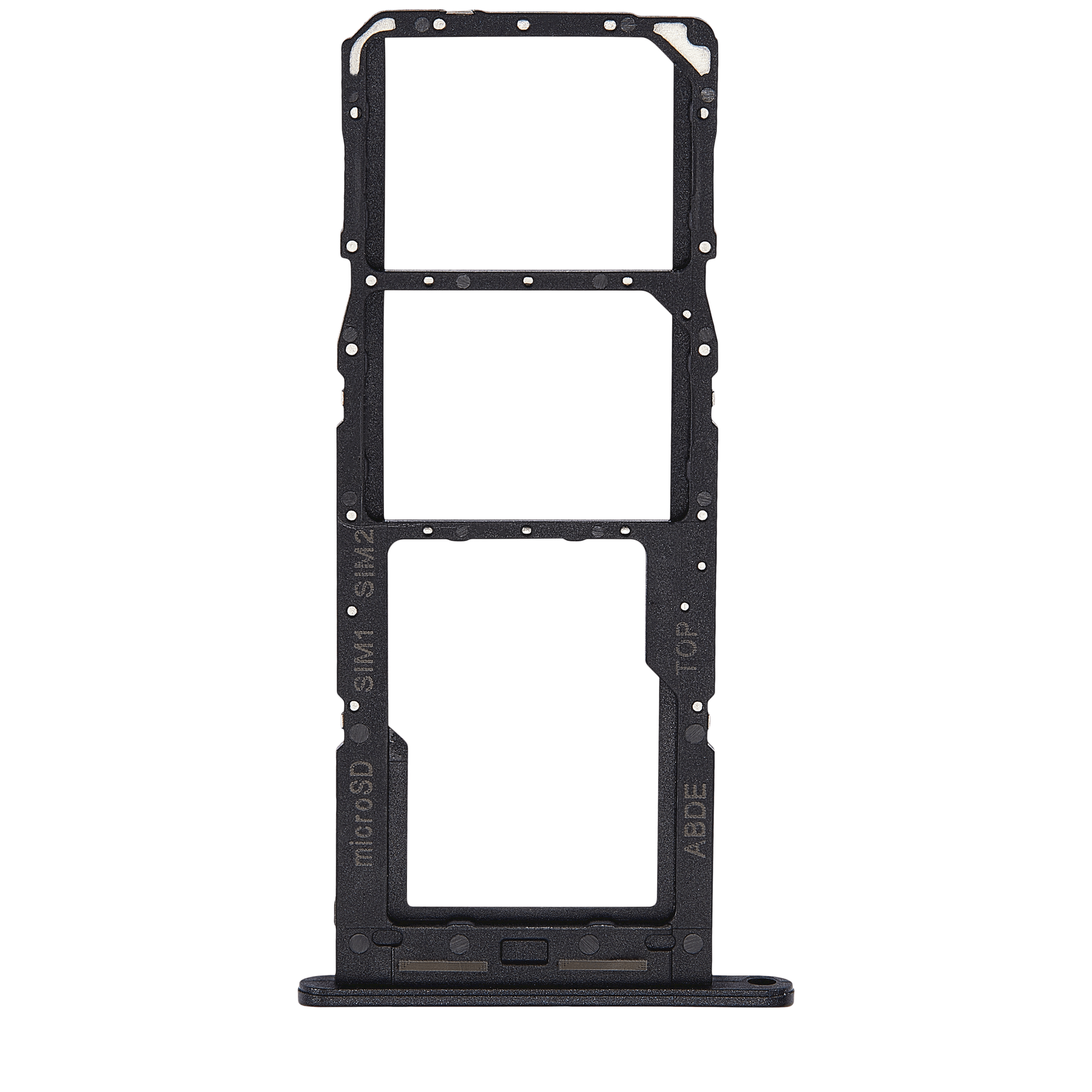 Dual Sim Card Tray Compatible For Samsung Galaxy A24 4G (A245 / 2023) (Black)