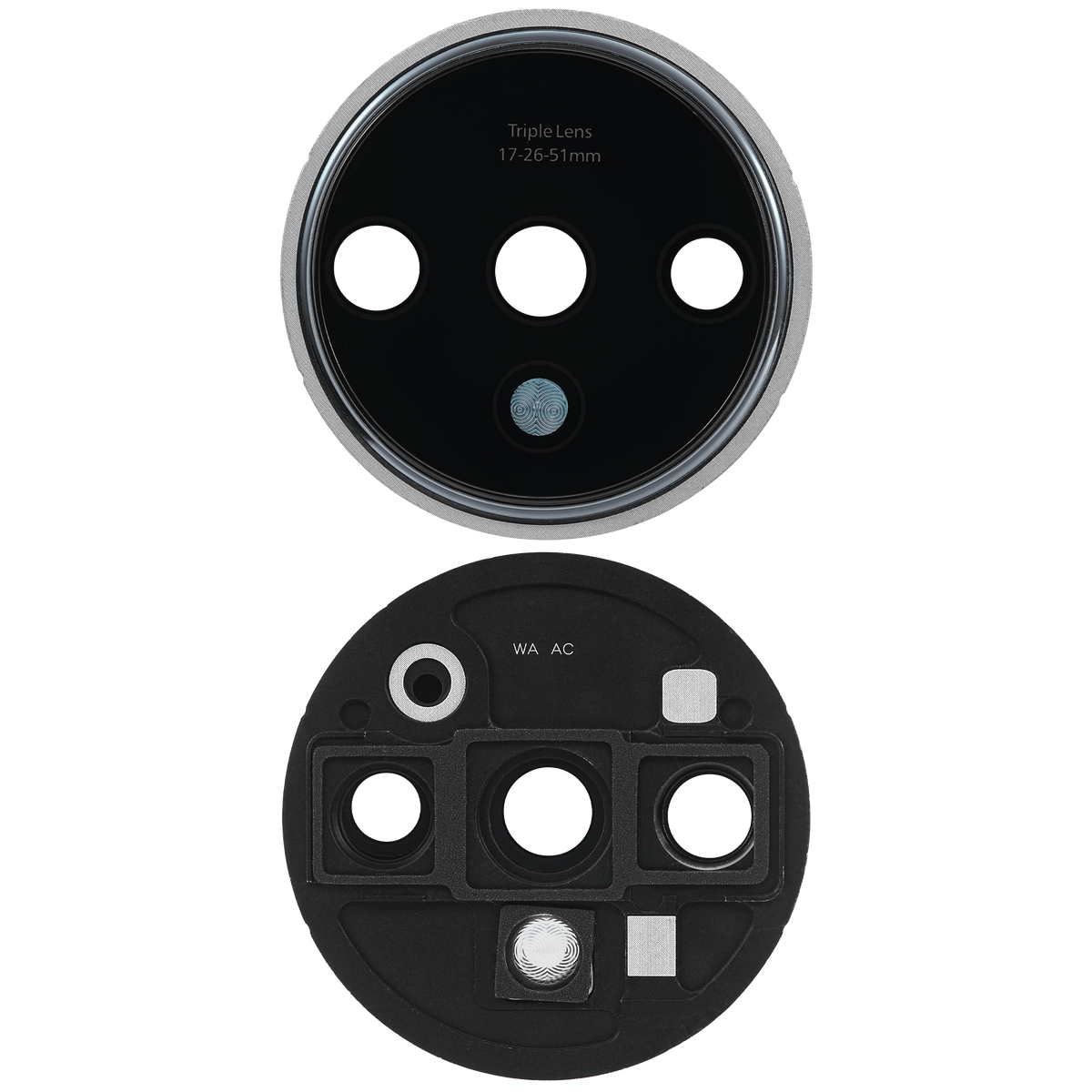 Replacement Back Camera Lens With Bracket Compatible For OnePlus 7T (Glacier Blue)