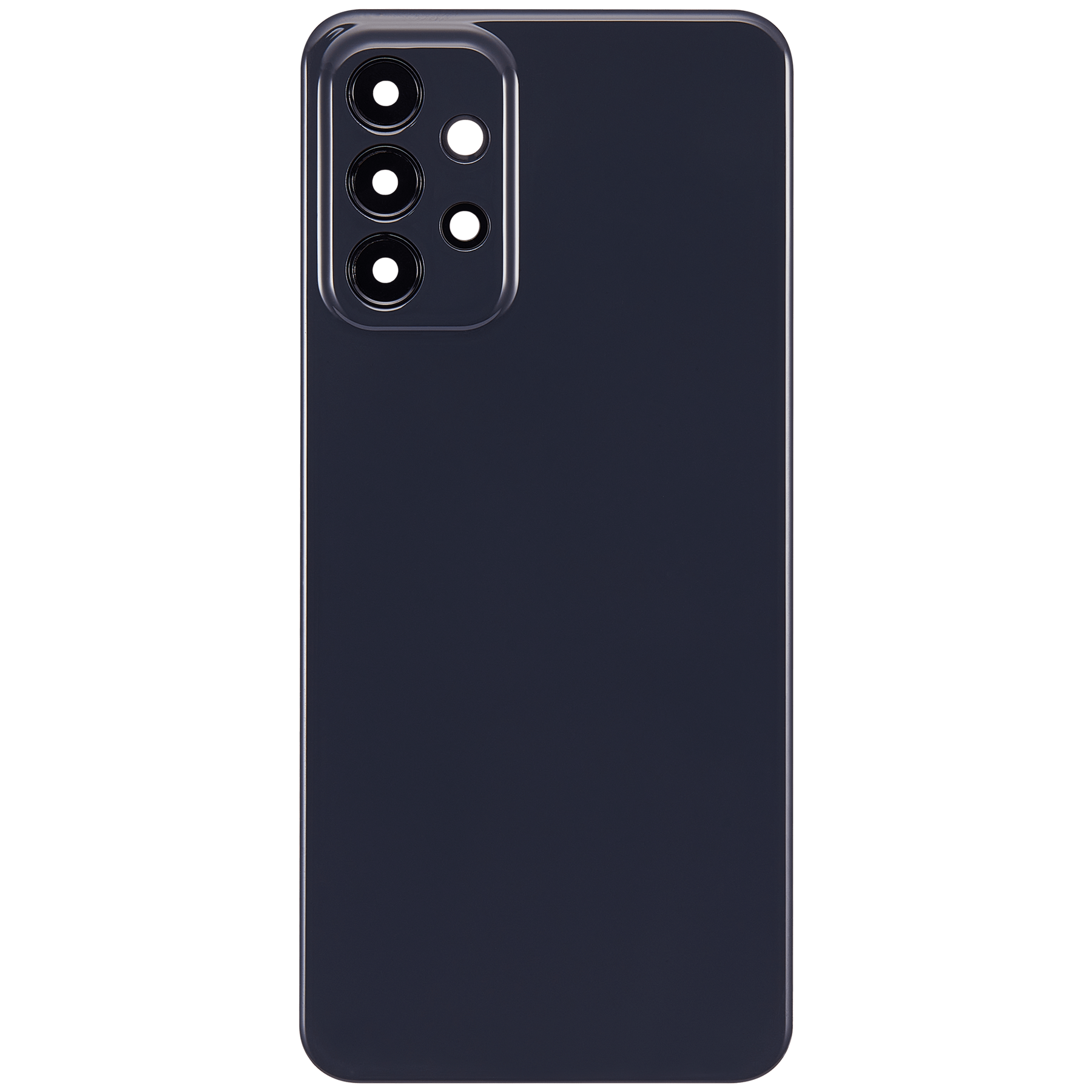 Back cover Glass Compatible For Samsung Galaxy A23 (A235 / 2022) (Vemake) (Black)