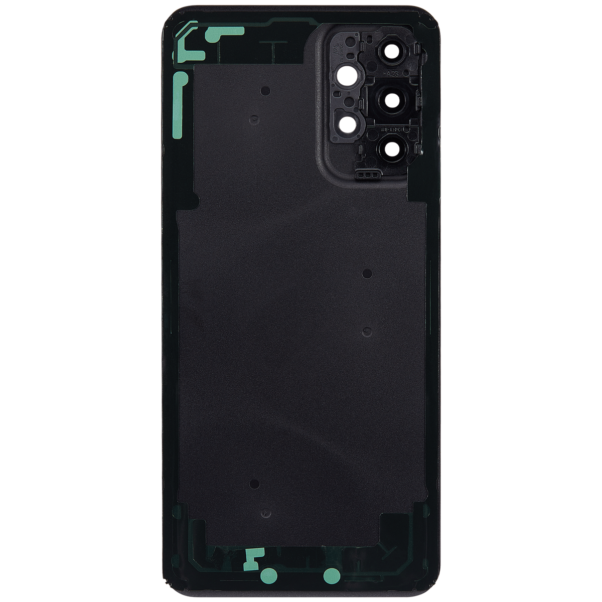 Back cover Glass Compatible For Samsung Galaxy A23 (A235 / 2022) (Vemake) (Black)