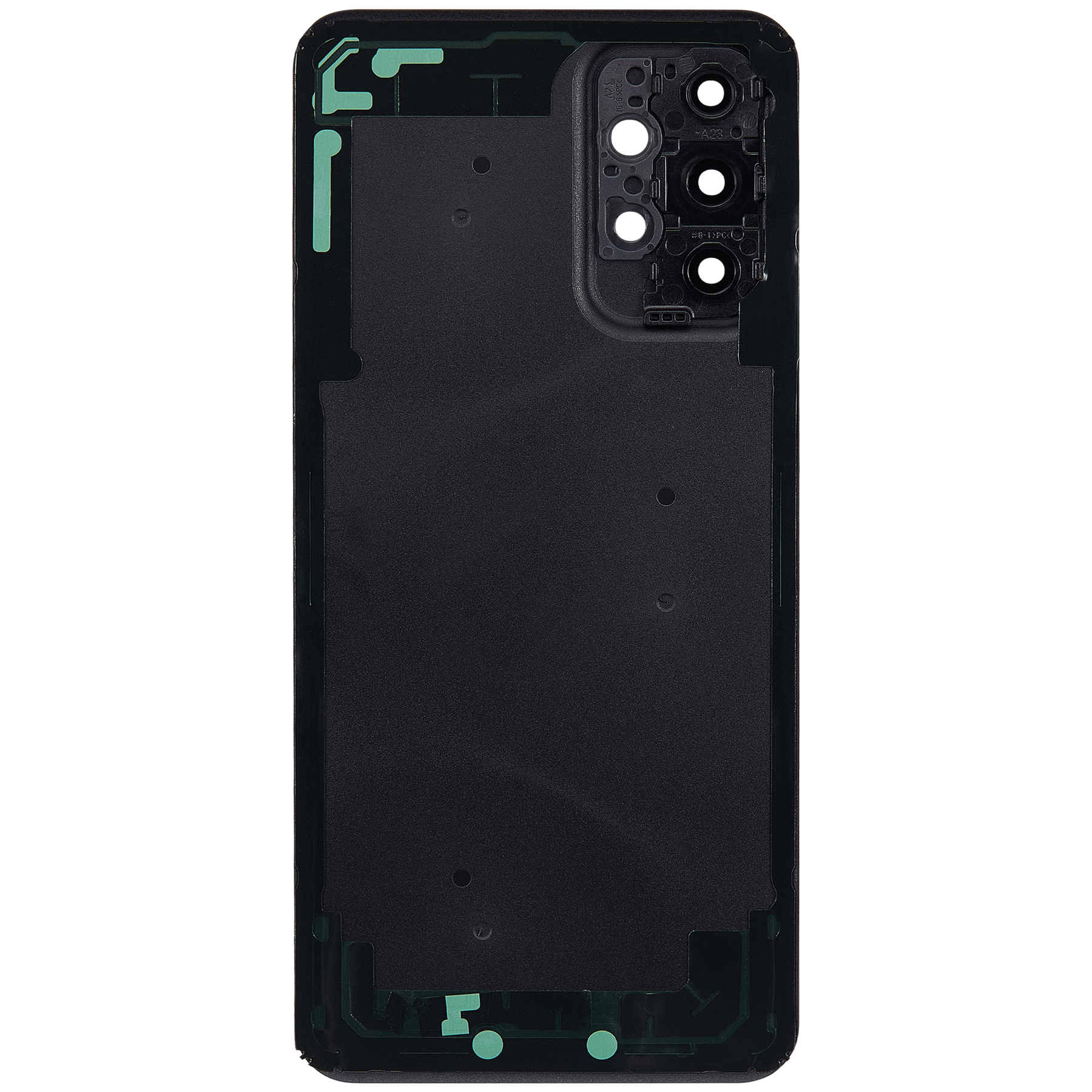 Back cover Glass Compatible For Samsung Galaxy A23 (A235 / 2022) (Vemake) (Black)