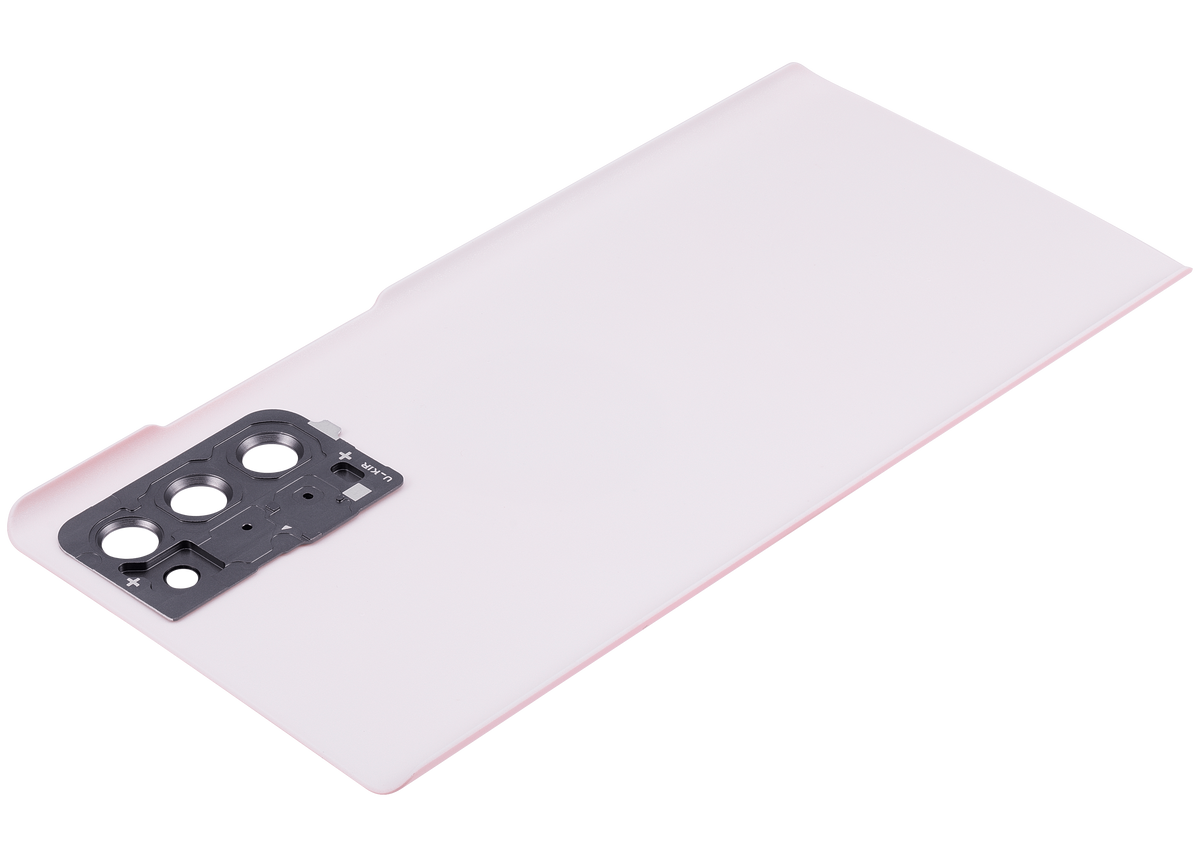 Back cover Glass With Camera Lens Compatible For Samsung Galaxy Note 20 5G Replacement (No Logo) (Vemake) (Aura Pink)