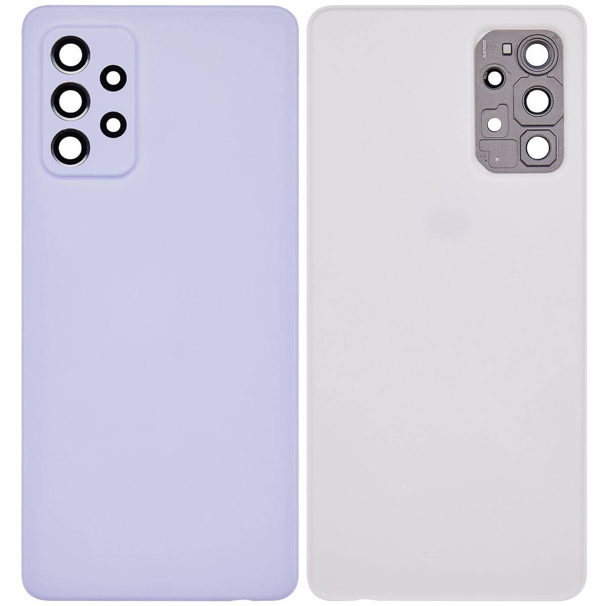 Back cover Glass Compatible For Samsung Galaxy A72 (A725 / 2021) (Vemake) (Awesome Violet)