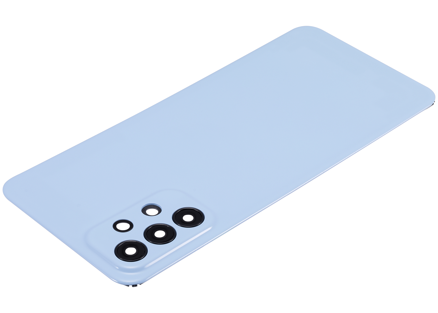 Back cover Glass Compatible For Samsung Galaxy A23 (A235 / 2022) (Vemake) (Blue)