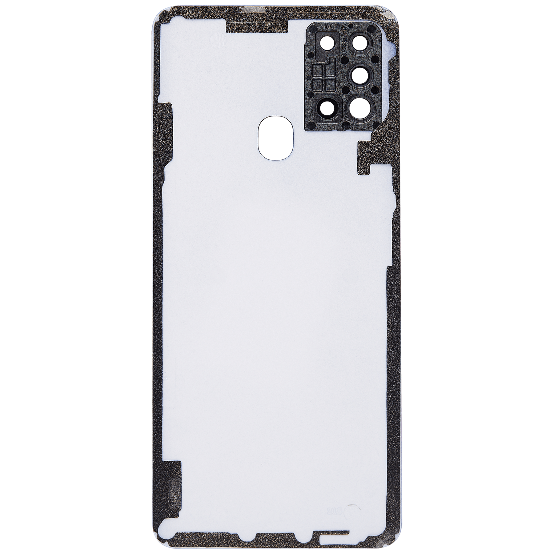 Back cover Glass With Camera Lens Compatible For Samsung Galaxy A21S (A217 / 2020) (Vemake) (White)