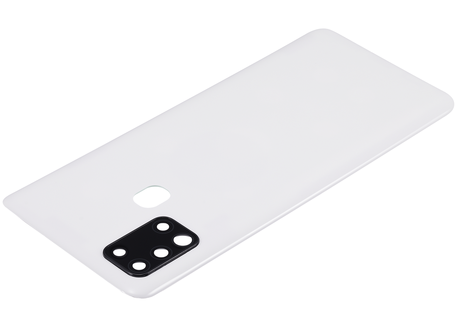 Back cover Glass With Camera Lens Compatible For Samsung Galaxy A21S (A217 / 2020) (Vemake) (White)