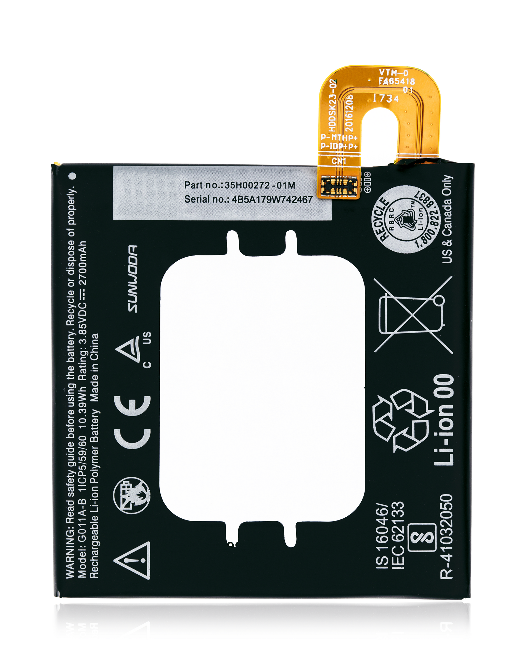 Replacement Battery Compatible For Google Pixel 2 (35H00272)