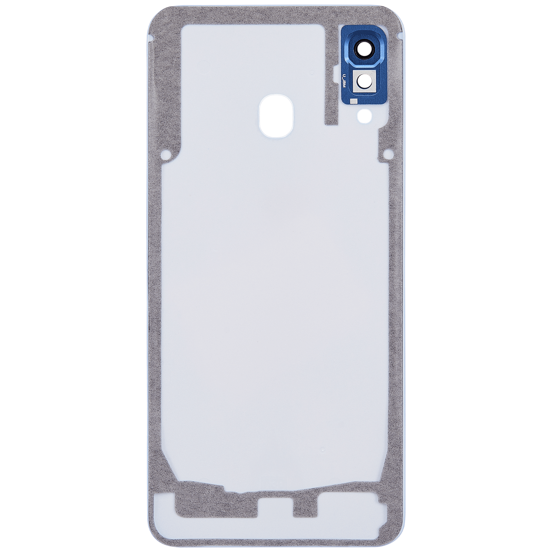Back cover Glass With Camera Lens Compatible For Samsung Galaxy A30 (A305 / 2019) (Vemake) (White)