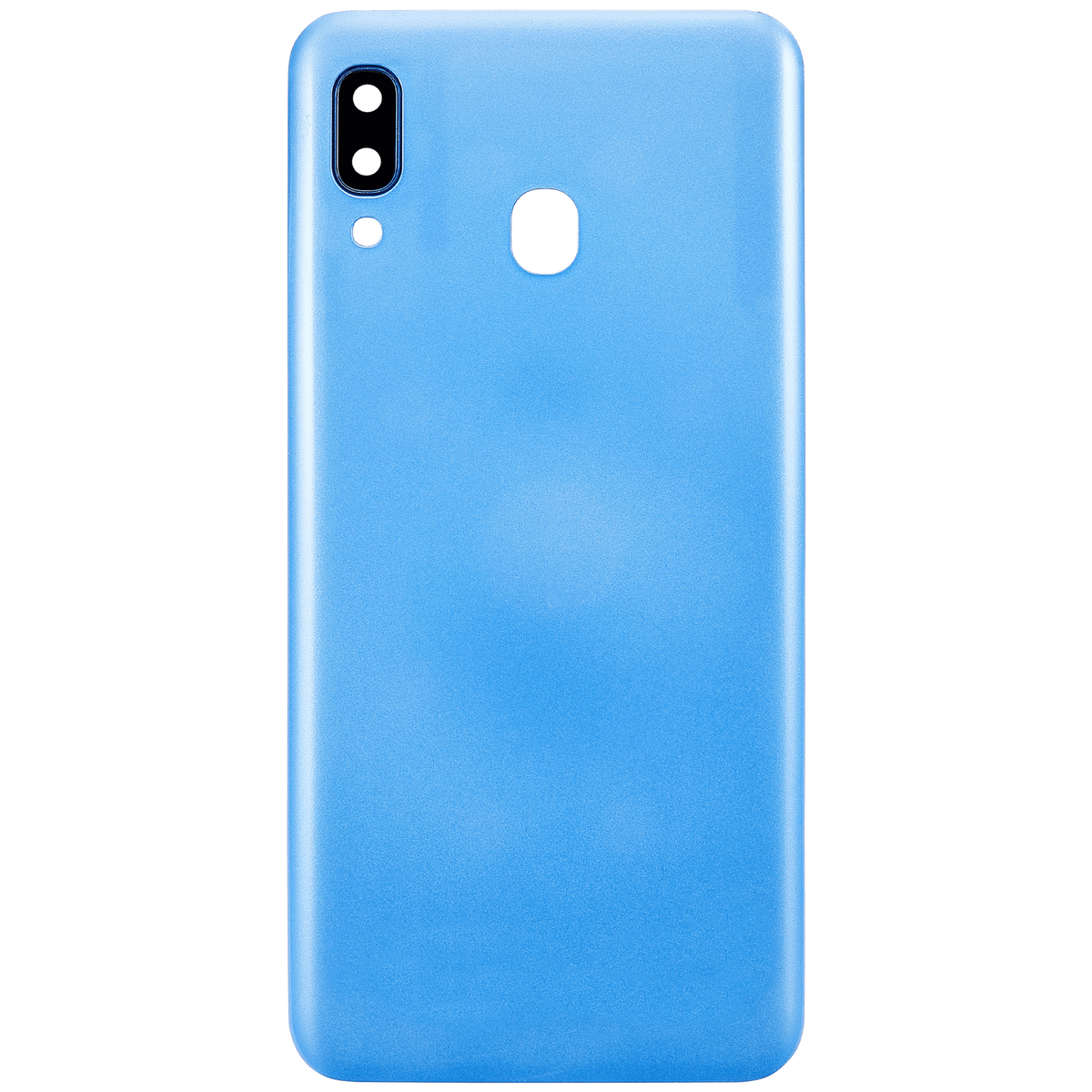 Back cover Glass With Camera Lens Compatible For Samsung Galaxy A30 (A305 / 2019) (Vemake) (Blue)