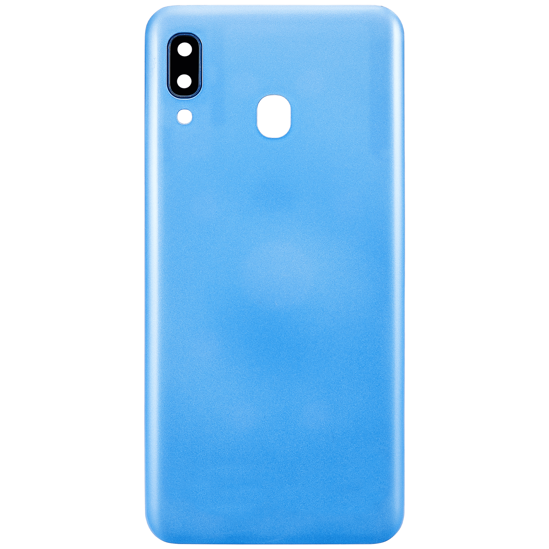 Back cover Glass With Camera Lens Compatible For Samsung Galaxy A30 (A305 / 2019) (Vemake) (Blue)