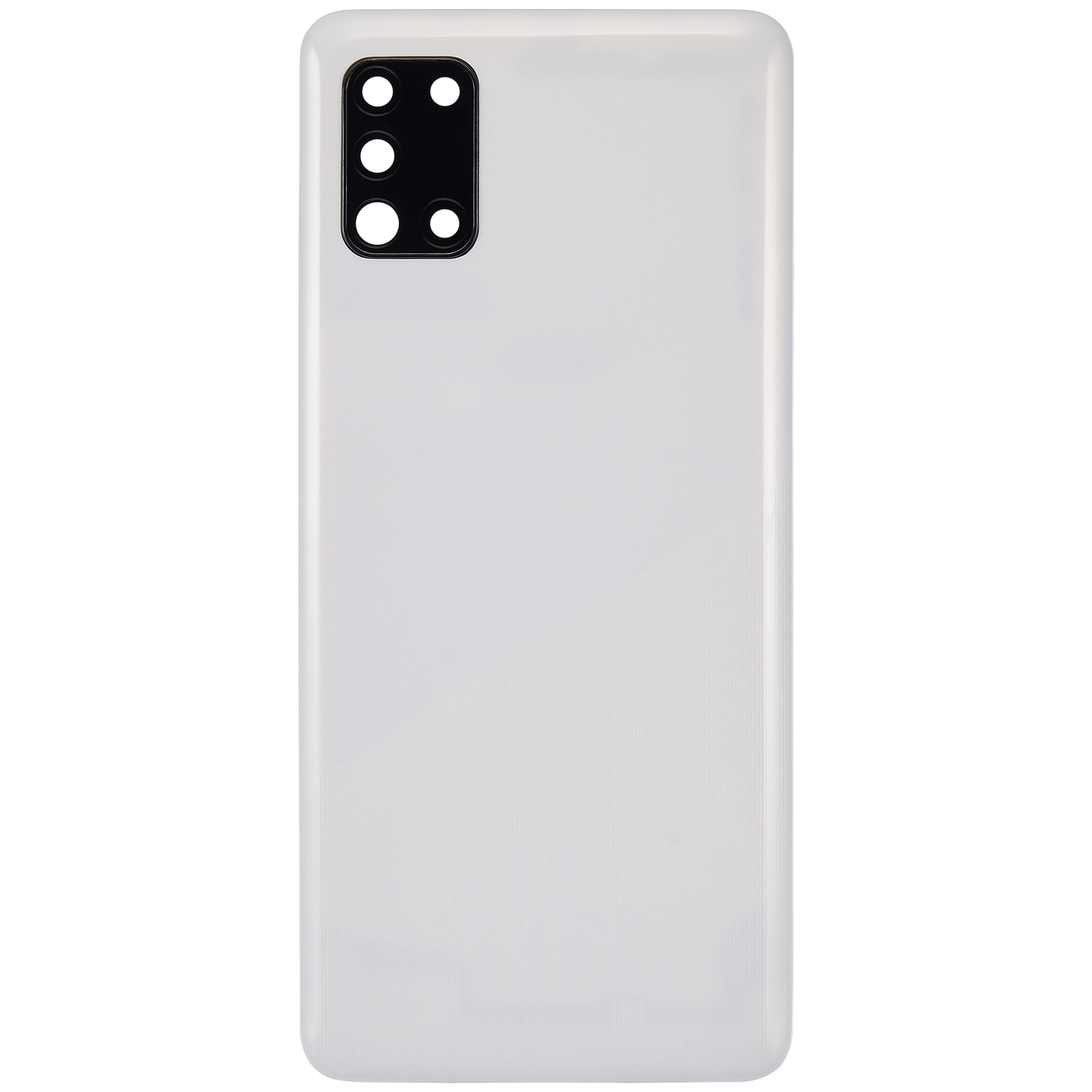 Back cover Glass With Camera Lens Compatible For Samsung Galaxy A31 (A315 / 2020) (Vemake) (Prism Crush White)