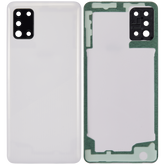 Back cover Glass With Camera Lens Compatible For Samsung Galaxy A31 (A315 / 2020) (Vemake) (Prism Crush White)
