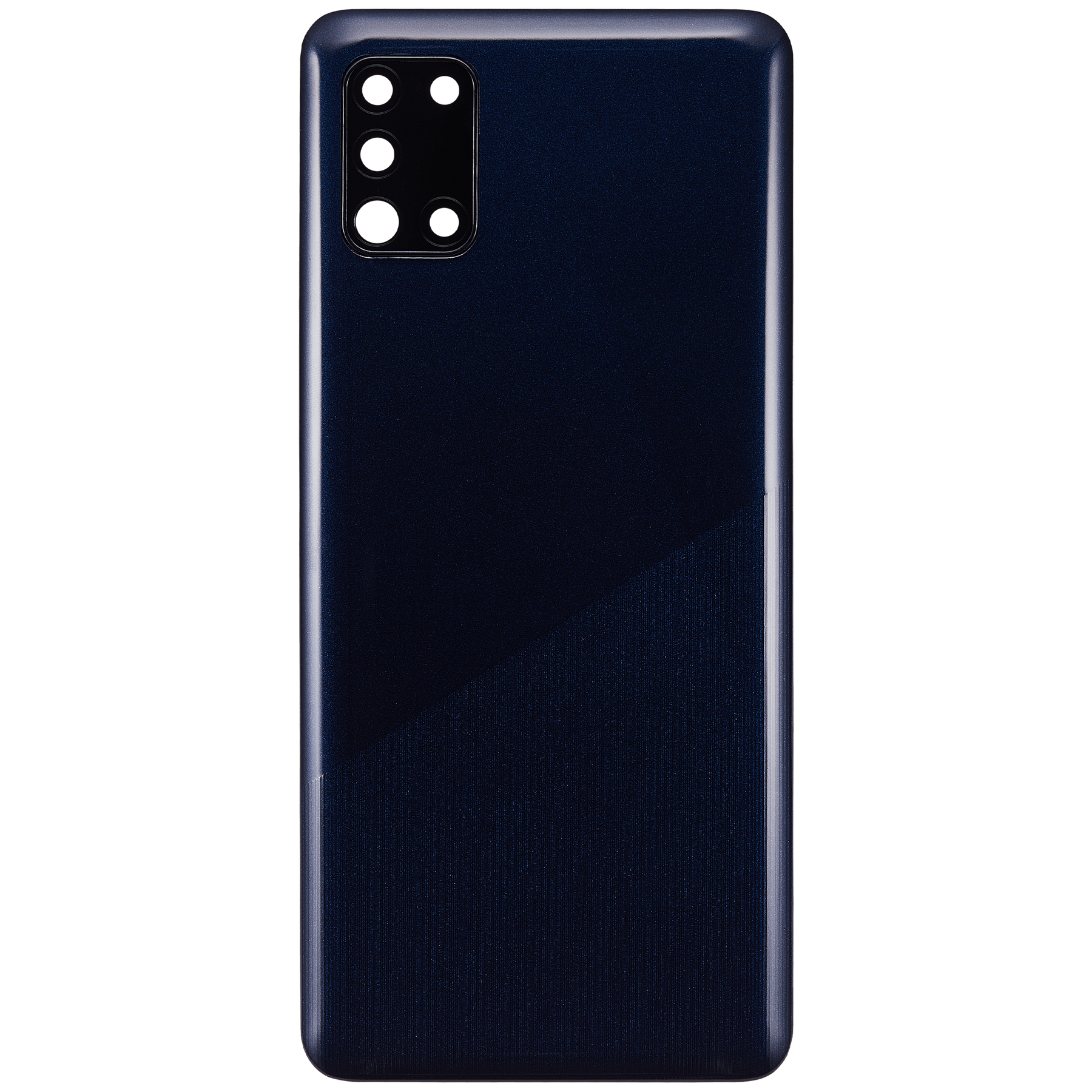 Back cover Glass With Camera Lens Compatible For Samsung Galaxy A31 (A315 / 2020) (Vemake) (Prism Crush Blue)