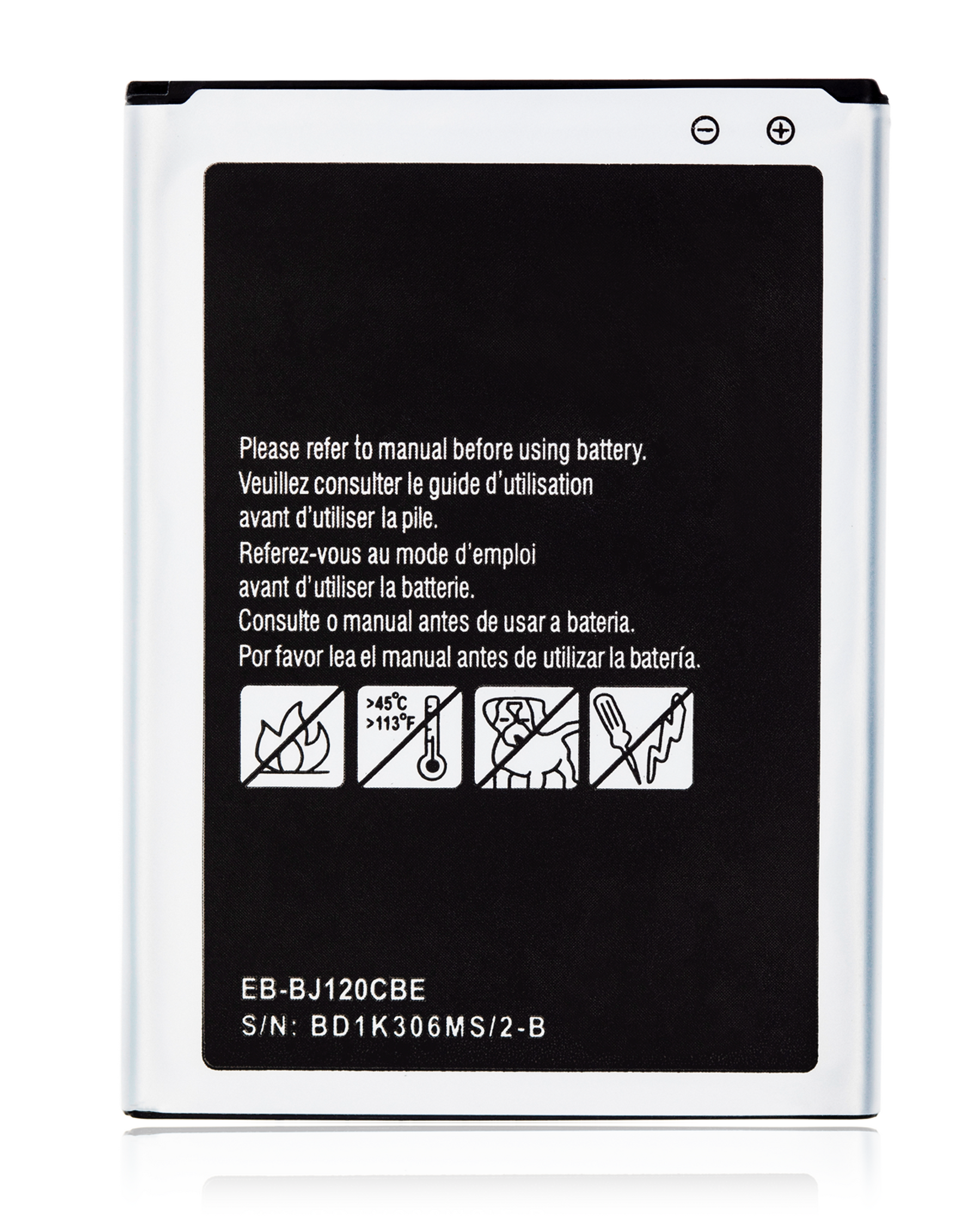 Replacement Battery Compatible For Samsung Galaxy J1 Luna SM-S120VL (J120 / 2016) / Galaxy Express 3 (EB-BJ120CBU/E)