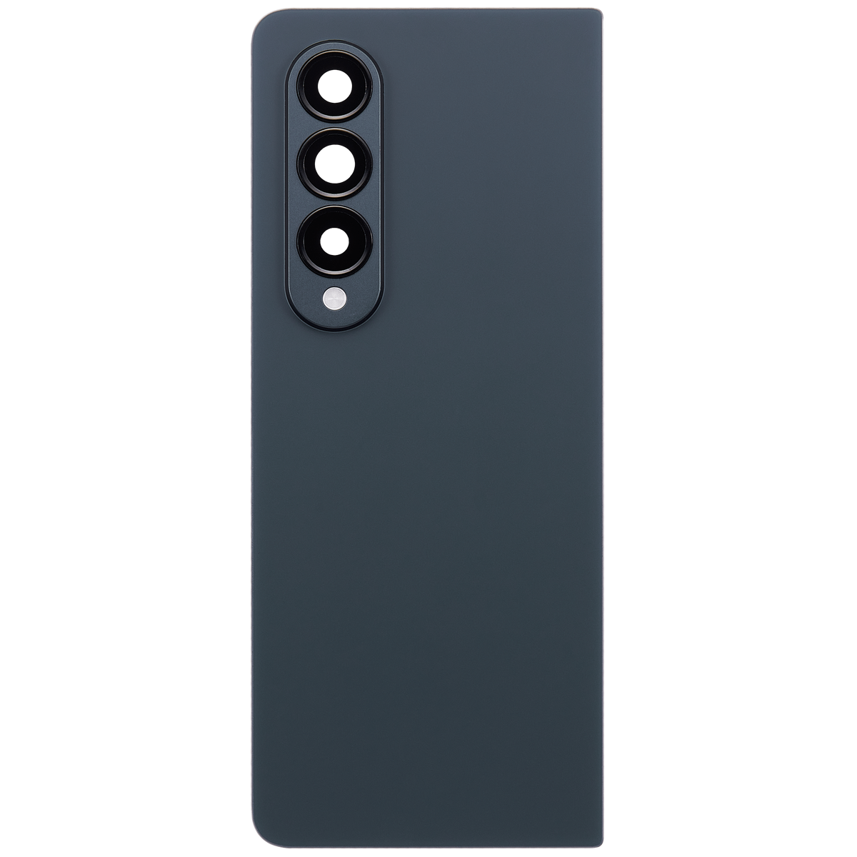 Back Cover Glass With Camera Lens Replacement Compatible For Samsung Galaxy Z Fold 4 (F936) (Graygreen)