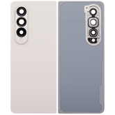 Back Cover Glass With Camera Lens Replacement Compatible For Samsung Galaxy Z Fold 4 (F936) (Beige)