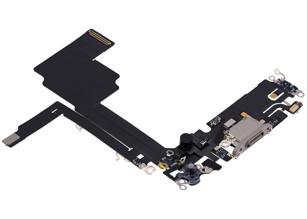 Charging Port Flex Cable Compatible For iPhone 15 Pro (Premium) (Natural Titanium)