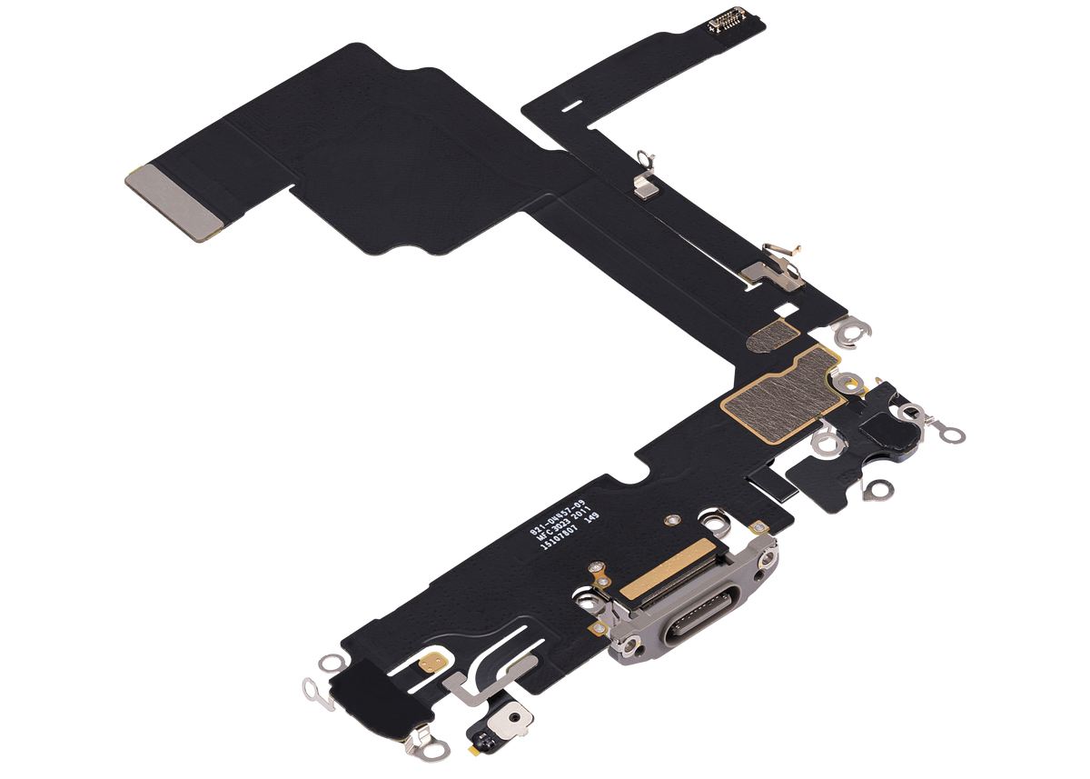 Charging Port Flex Cable Compatible For iPhone 15 Pro (Premium) (Natural Titanium)
