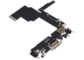Charging Port Flex Cable Compatible For iPhone 15 Pro (Premium) (White Titanium)