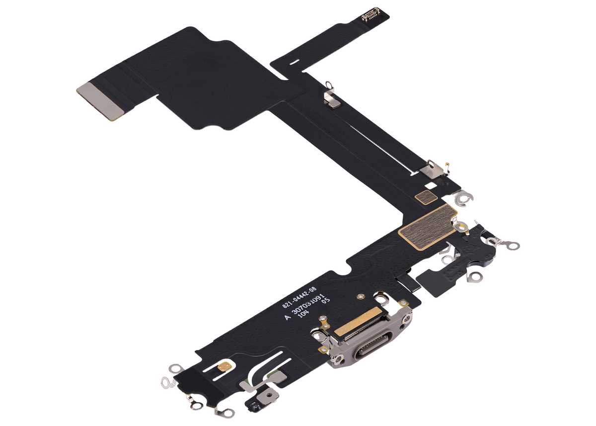Charging Port Flex Cable Compatible For iPhone 15 Pro Max (Premium) (Natural Titanium)