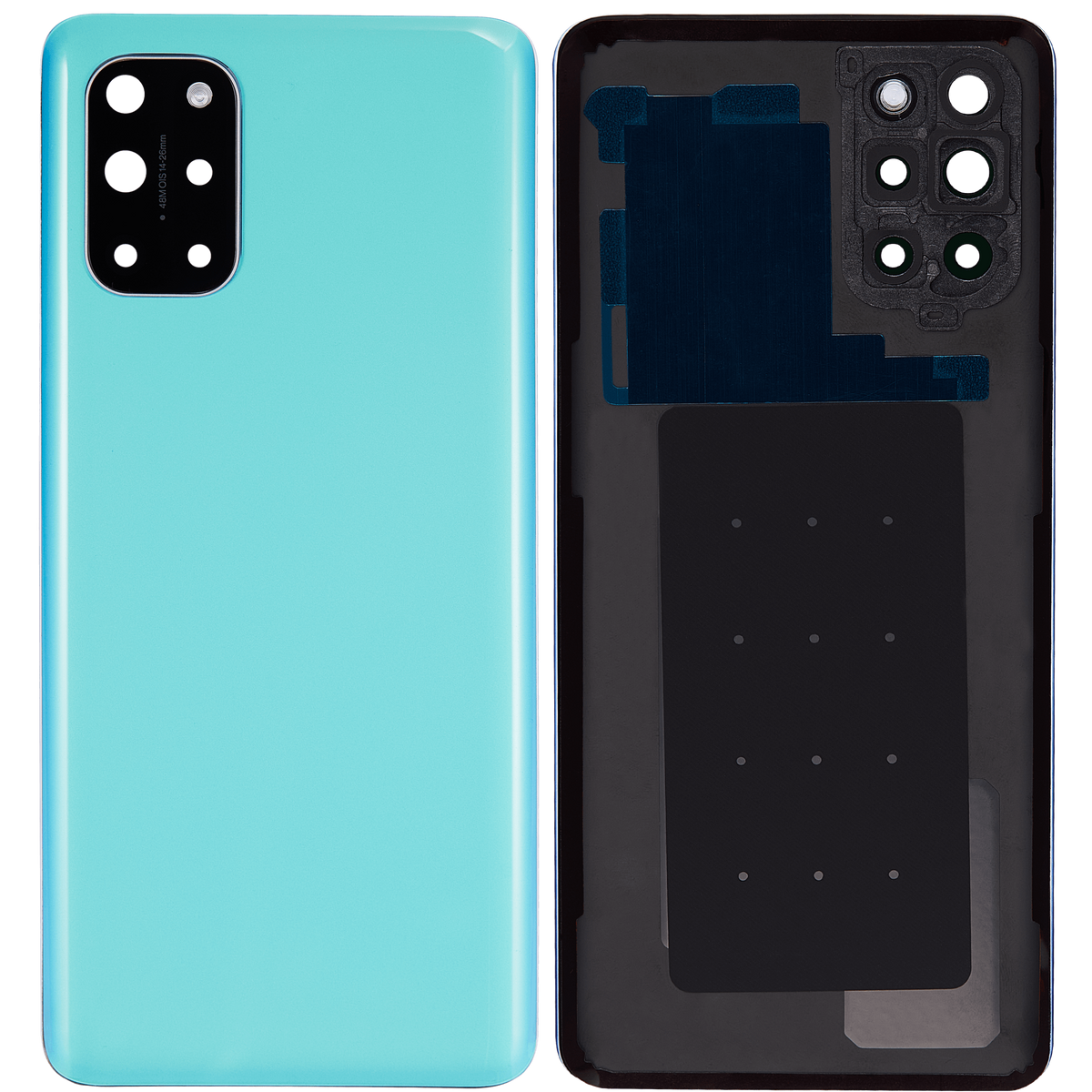 Back cover Glass With Camera Lens Compatible For OnePlus 8T Replacement  (Vemake) (Aquamarine Green)