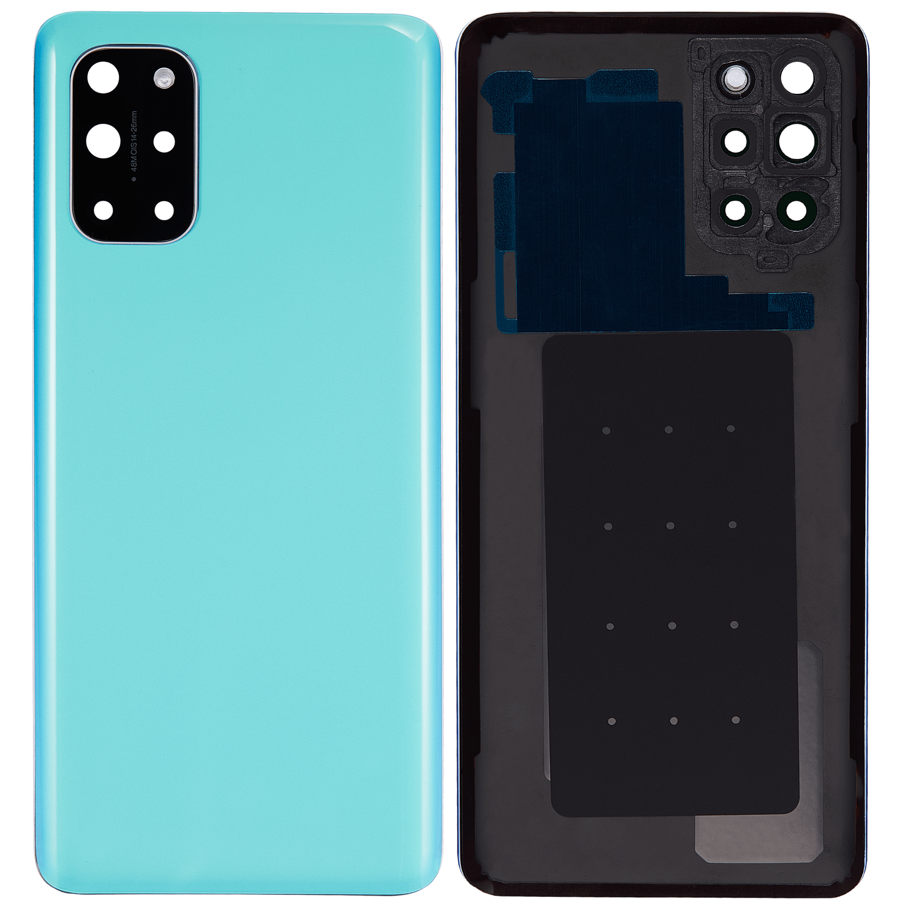 Back cover Glass With Camera Lens Compatible For OnePlus 8T Replacement  (Vemake) (Aquamarine Green)