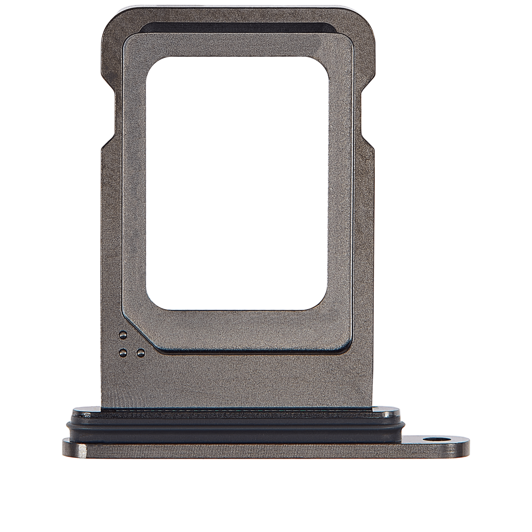 Single Sim Card Tray Compatible For iPhone 15 Pro / 15 Pro Max (Black Titanium)