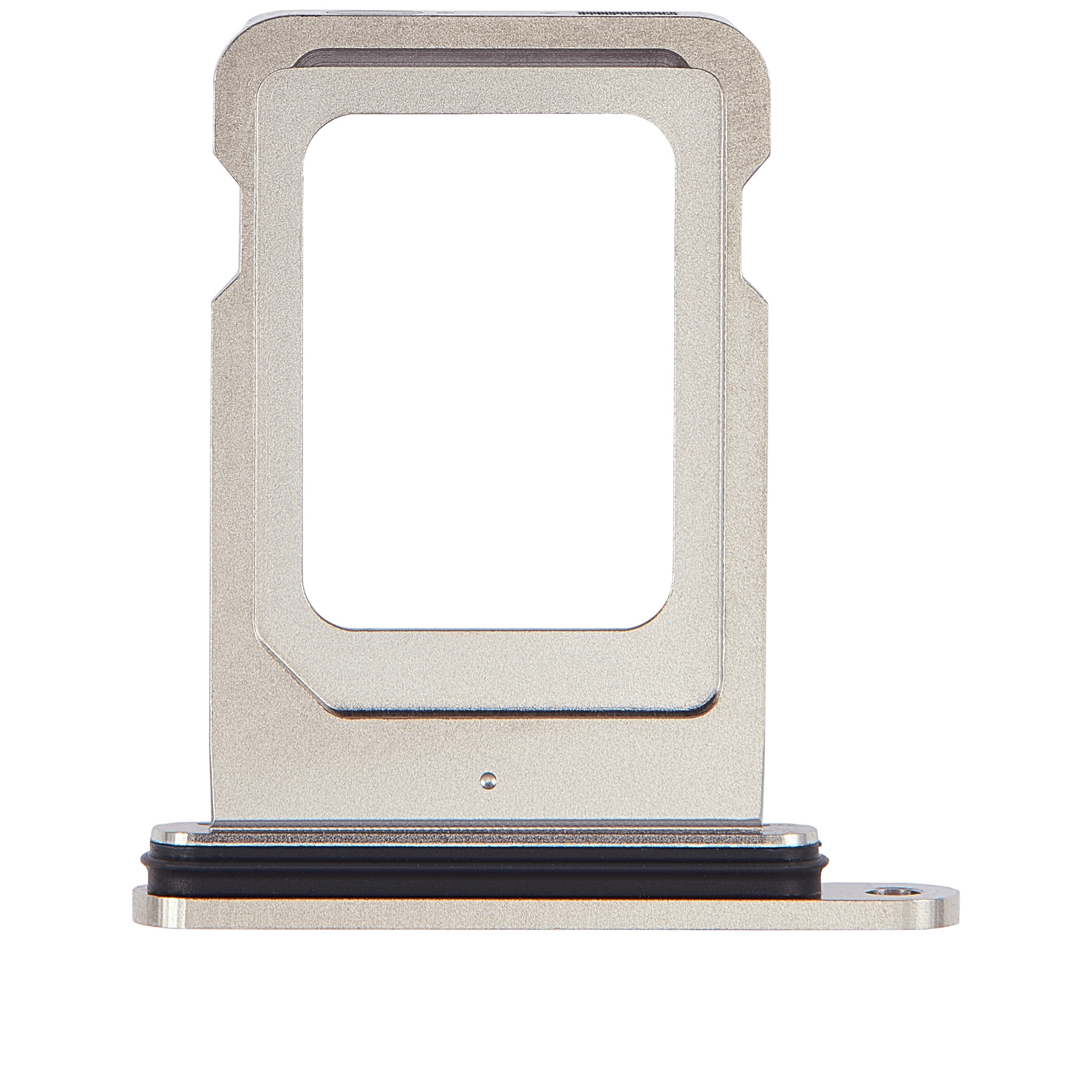 Single Sim Card Tray Compatible For iPhone 15 Pro / 15 Pro Max (White Titanium)
