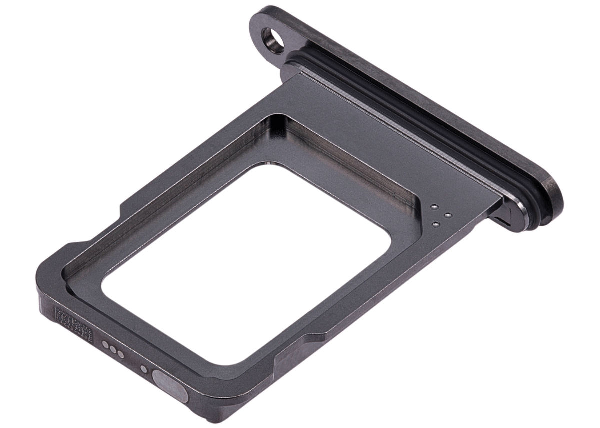 Single Sim Card Tray Compatible For iPhone 15 Pro / 15 Pro Max (Blue Titanium)