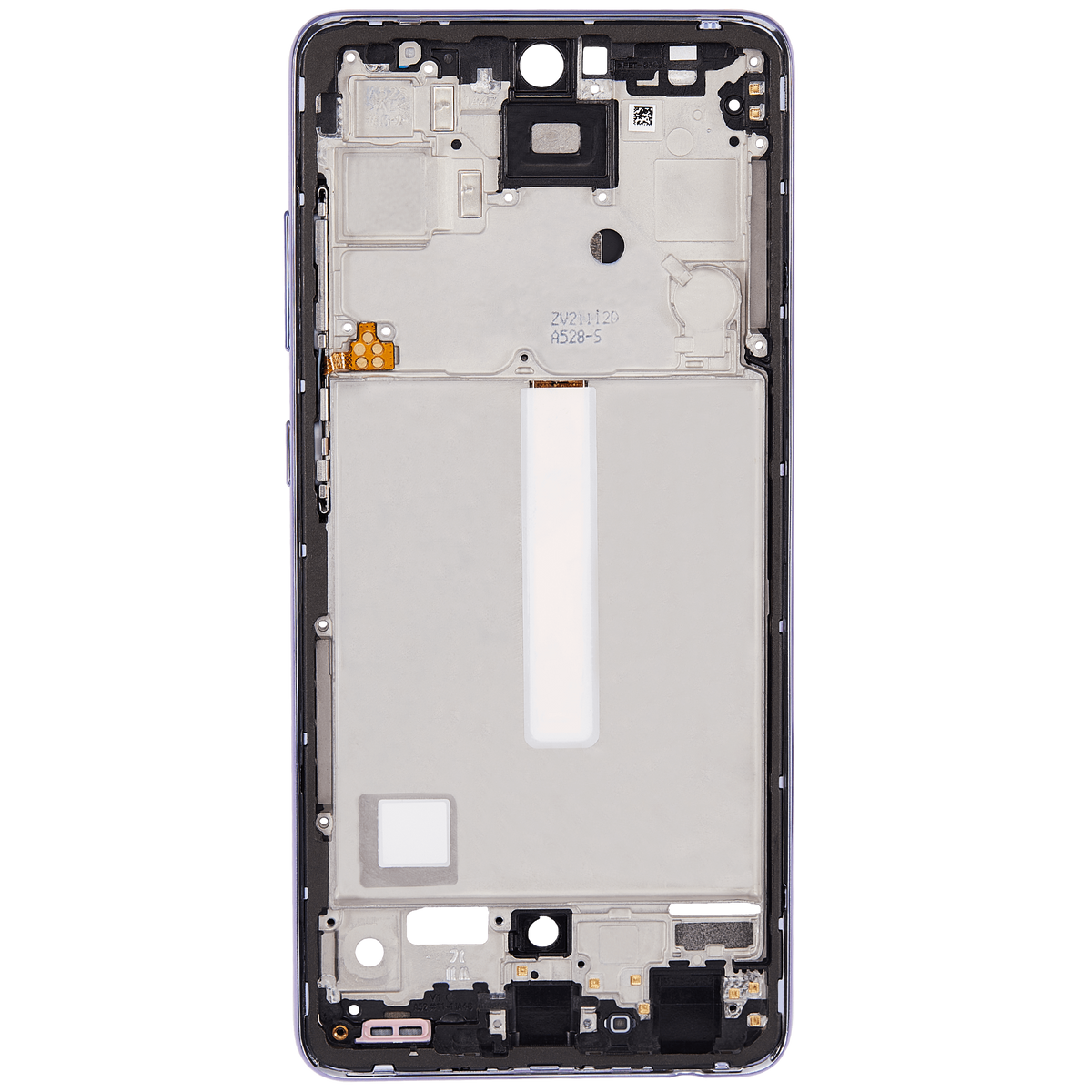 Mid-Frame Housing Replacement Compatible For Samsung Galaxy A52 4G (A525 / 2021) / A52 5G (A526 / 2021) / A52S 5G (A528 / 2021) (Awesome Violet)