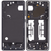Mid-Frame Housing Replacement Compatible For Samsung Galaxy A71 5G UW (A716V / 2020) (Prism Cube Black)