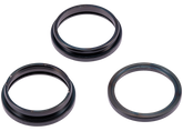 Back Camera Bezel Ring Only Compatible For iPhone 15 Pro (Black Titanium) (3 Piece Set)