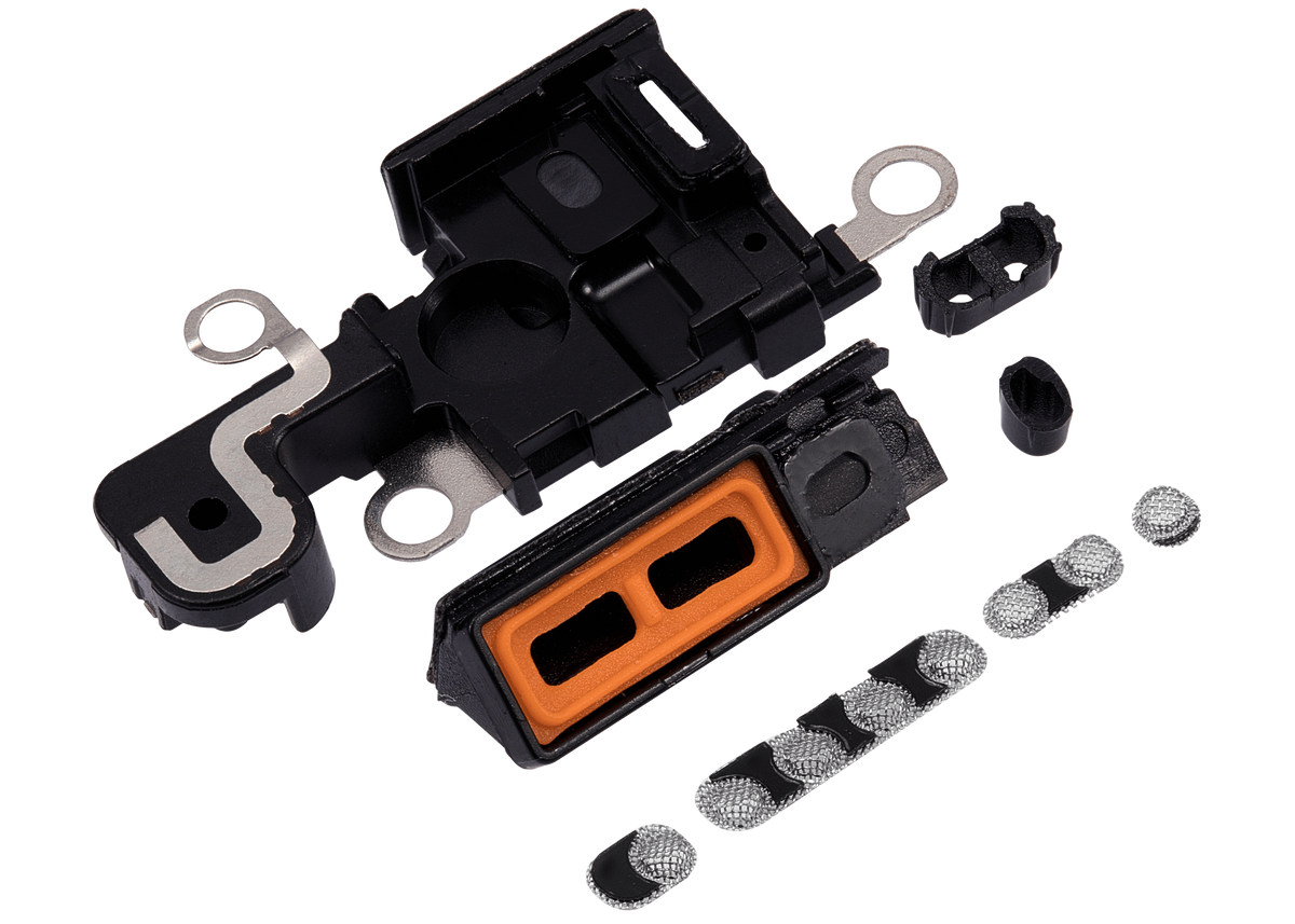 Loudspeaker / Mic Mesh Compatible For iPhone 15 (White)