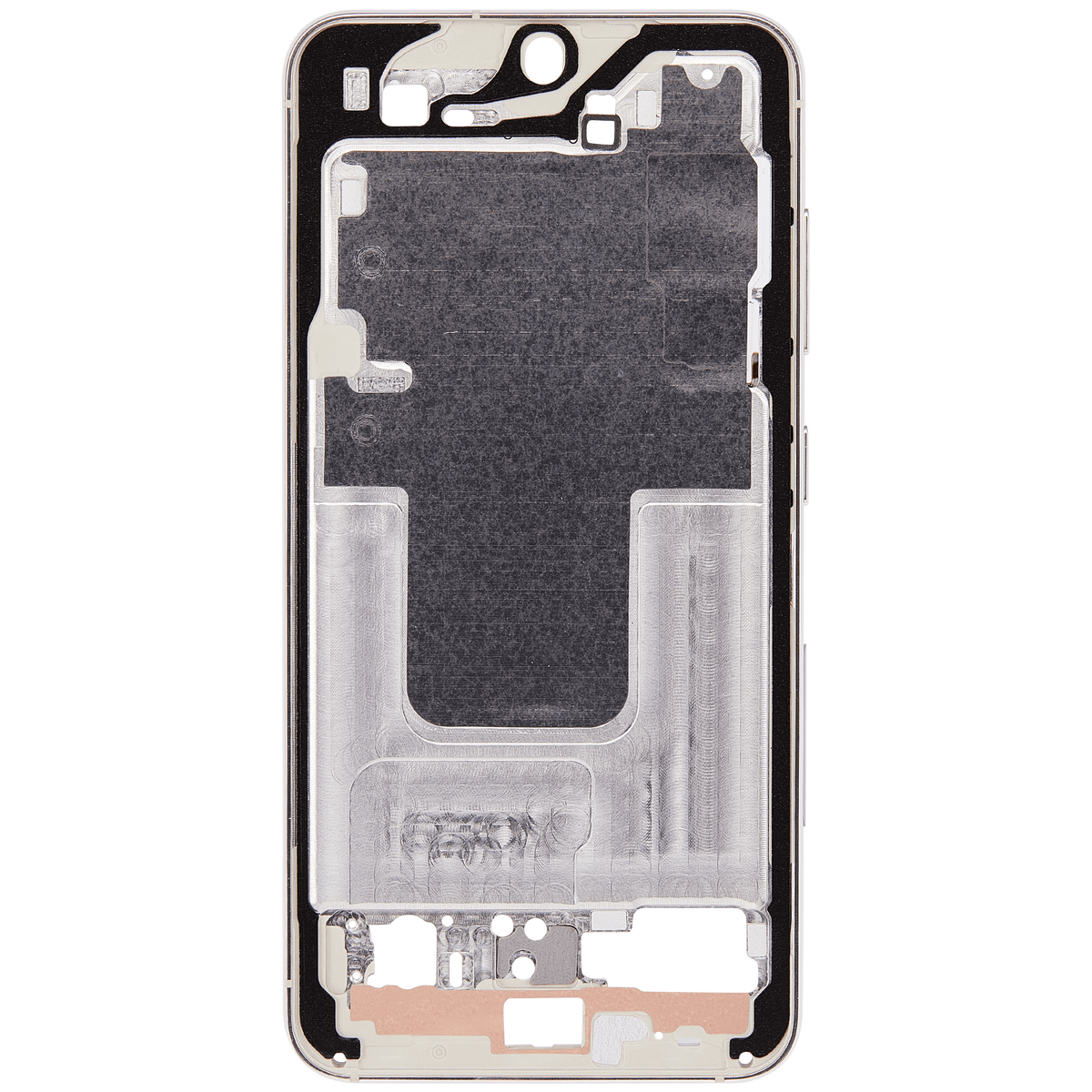Replacement Mid-Frame Housing Compatible For Samsung Galaxy S23 5G by MacFactory.Store (US & International Version) (Cream)