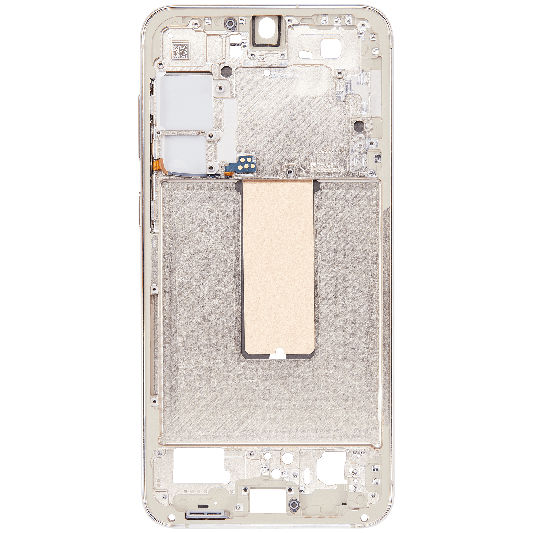 Mid-Frame Housing Compatible For Samsung Galaxy S23 Plus 5G Replacement(US & International Version) (Cream)