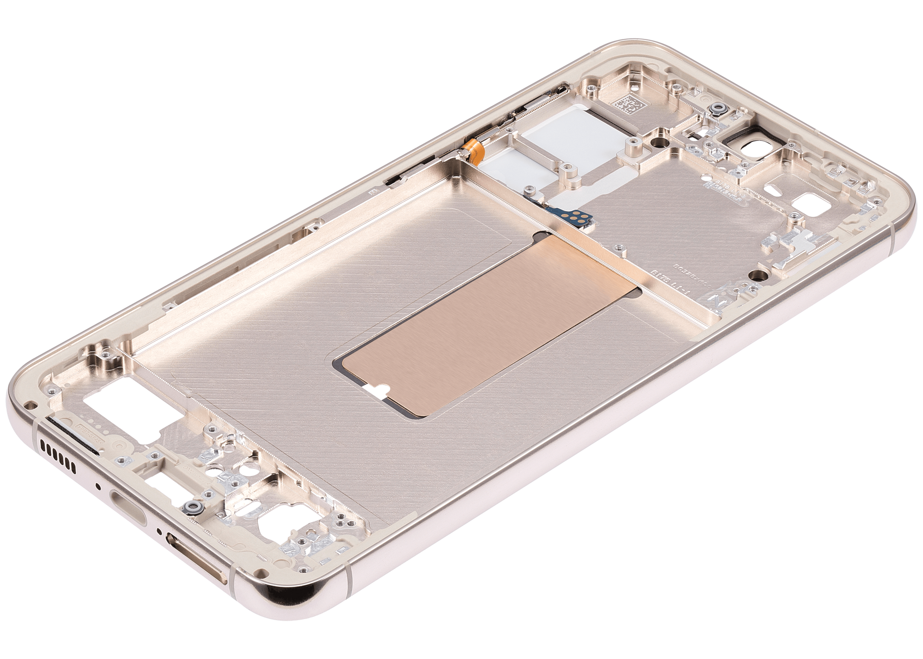Mid-Frame Housing Compatible For Samsung Galaxy S23 Plus 5G Replacement(US & International Version) (Cream)
