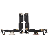 Charging Port Flex Cable Compatible For iPhone 15 Plus (Premium) (Pink)