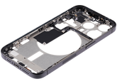 Mid-Frame Housing With Power And Volume Button Compatible For iPhone 15 Pro (US Version) (Used OEM Pull: Grade A) (Black Titanium)