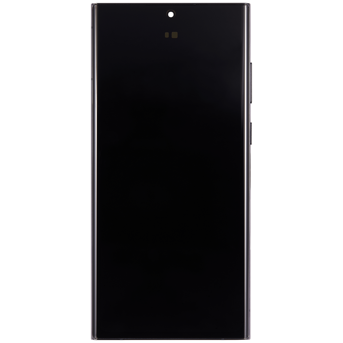 OLED Assembly With Frame Compatible For Samsung Galaxy S22 Ultra 5G Replacement (US & International Version) (Vemake) (Phantom Black)