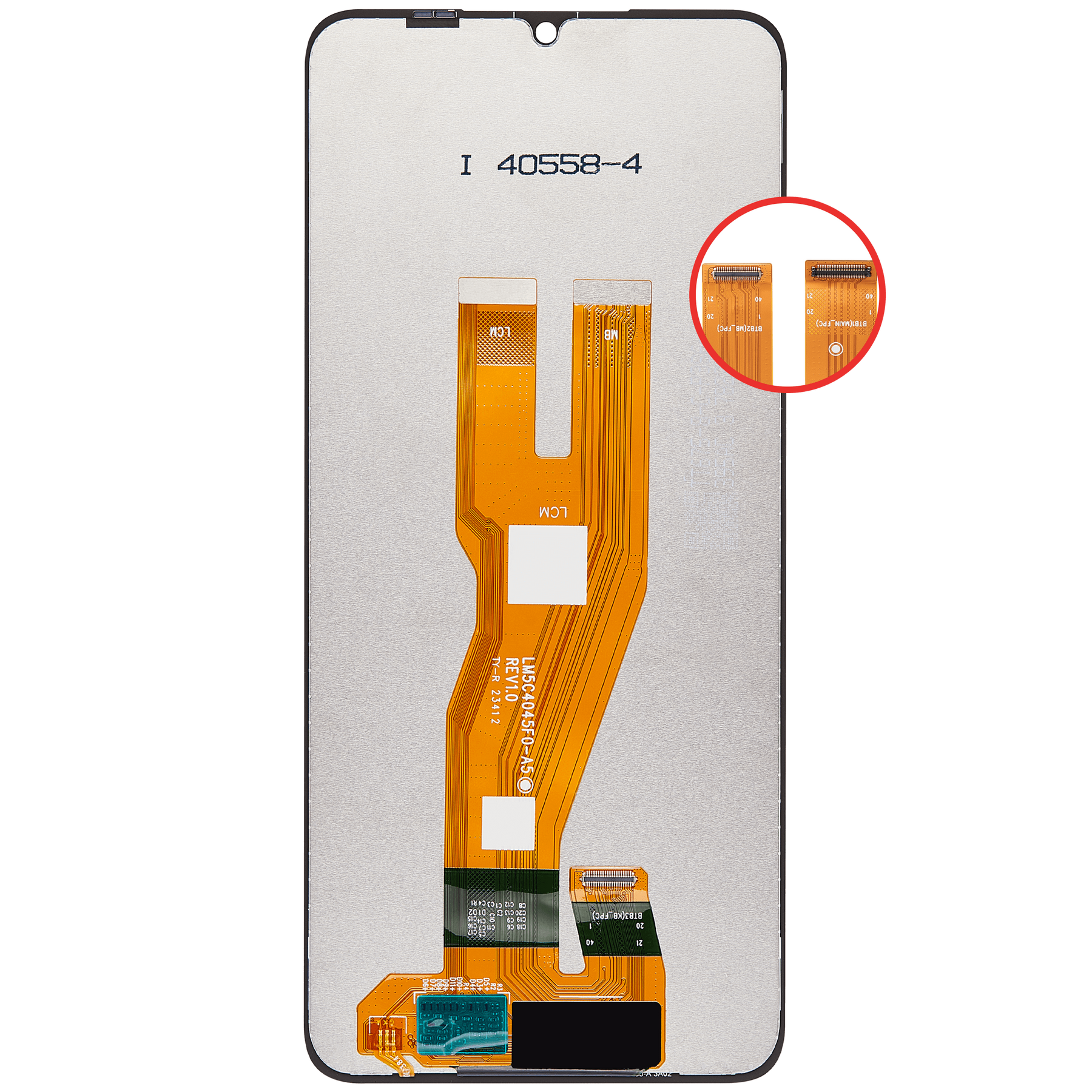 LCD Assembly Without Frame Compatible For Samsung Galaxy A05 (A055 / 2023) (Refurbished) (All Colors)