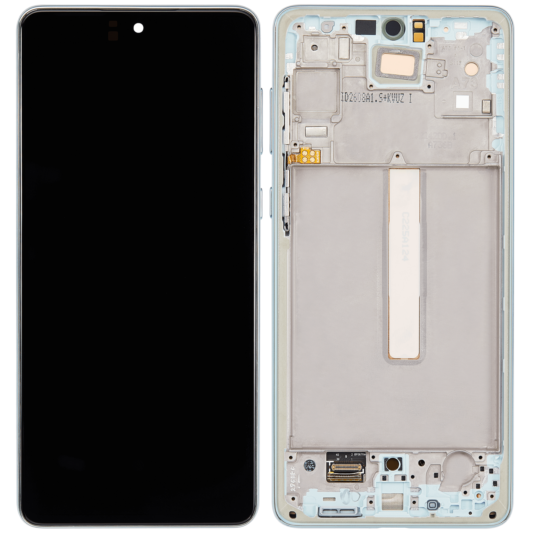Replacement OLED Assembly With Frame Compatible For Samsung Galaxy A73 5G (A736 / 2022) (Refurbished) (Mint)