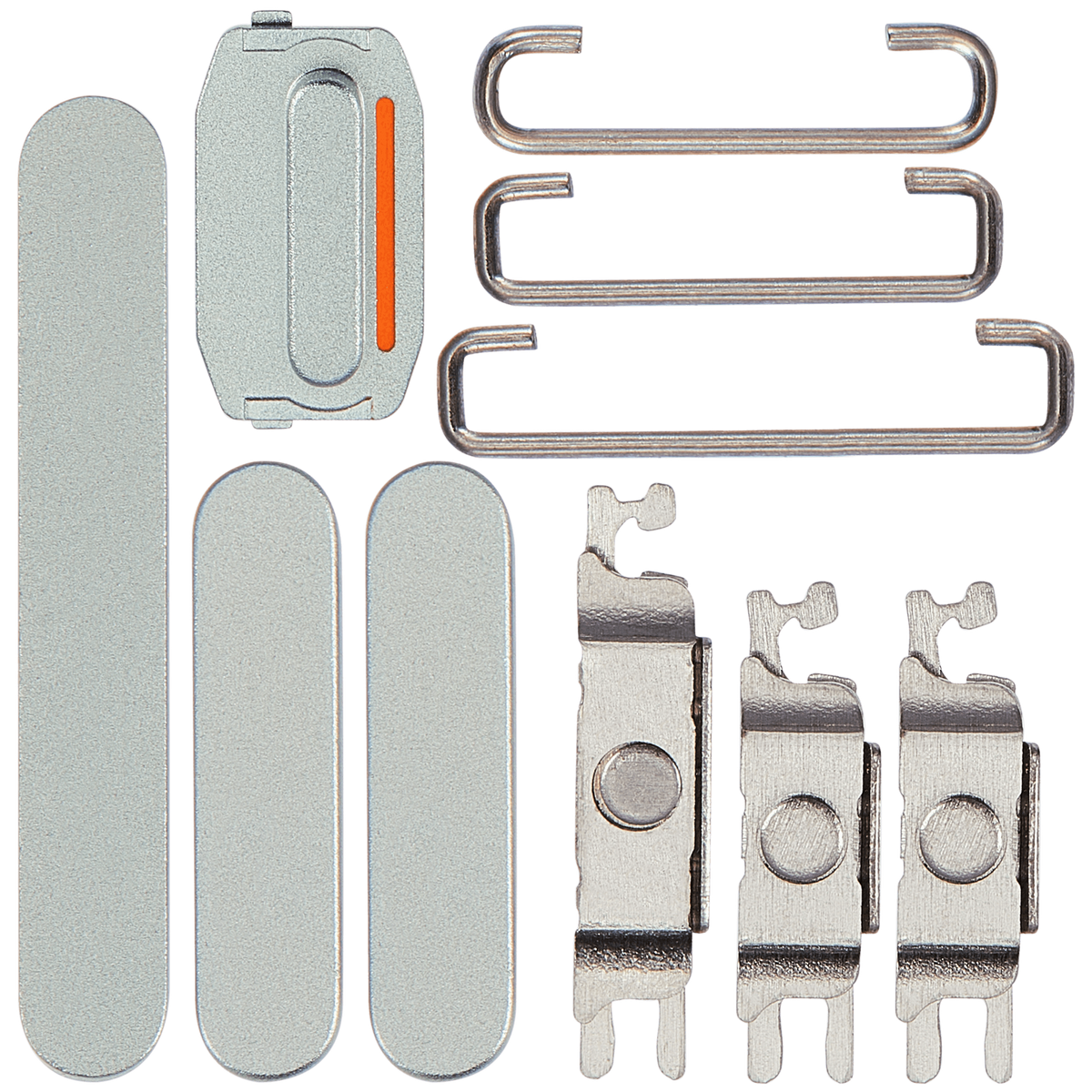 Hard Buttons (Power / Volume / Switch) Compatible For iPhone 15 / 15 Plus (Green)