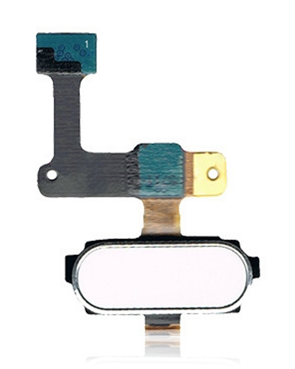 Home Button With Flex Cable Compatible For Samsung Galaxy Tab S2 9.7" (T810 / T813 / T815 / T817 / T819) (2015) (White)