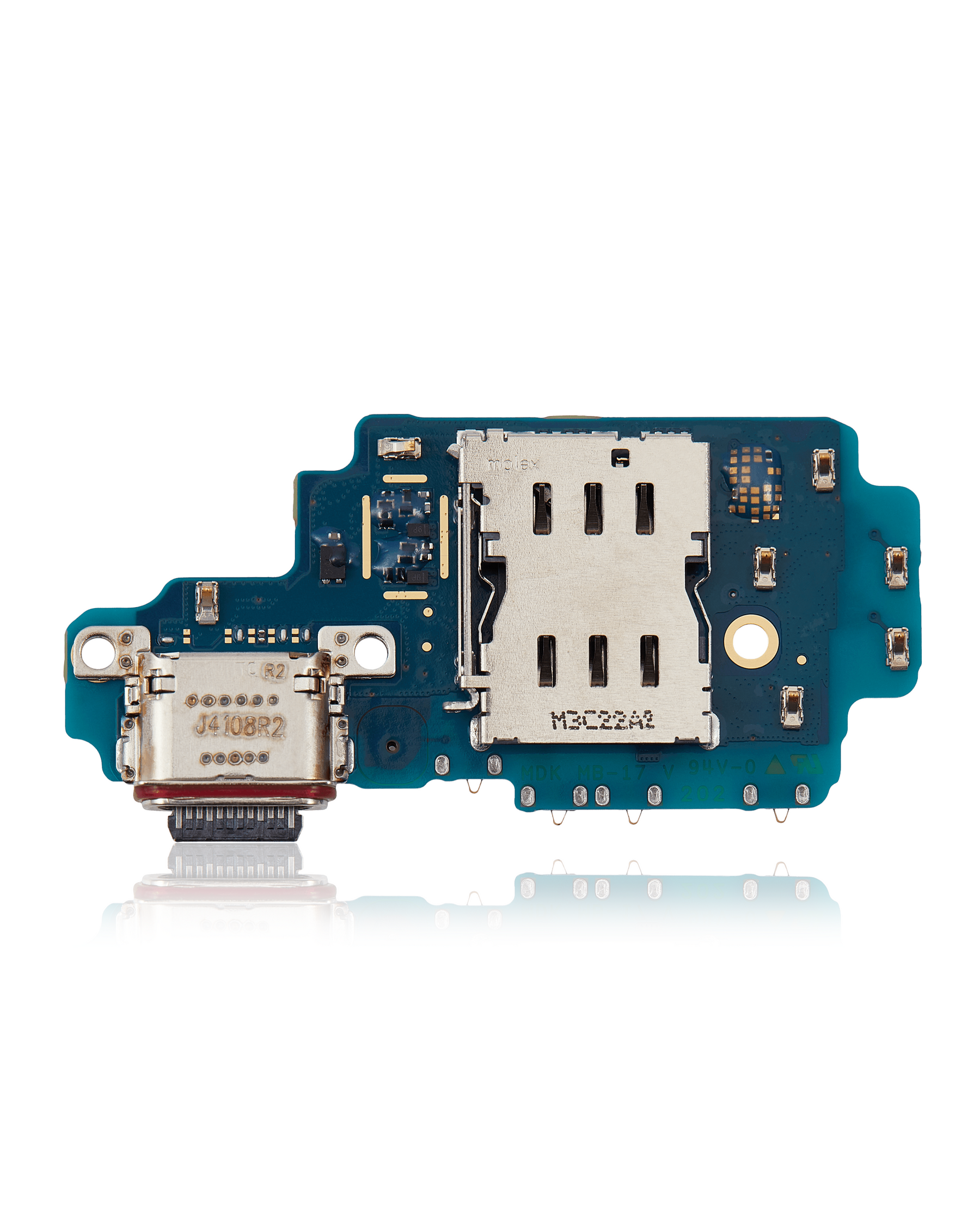 Charging Port Board With Sim Card Reader Compatible For Samsung Galaxy S24 Ultra 5G  Replacement (S928B) (International Version)