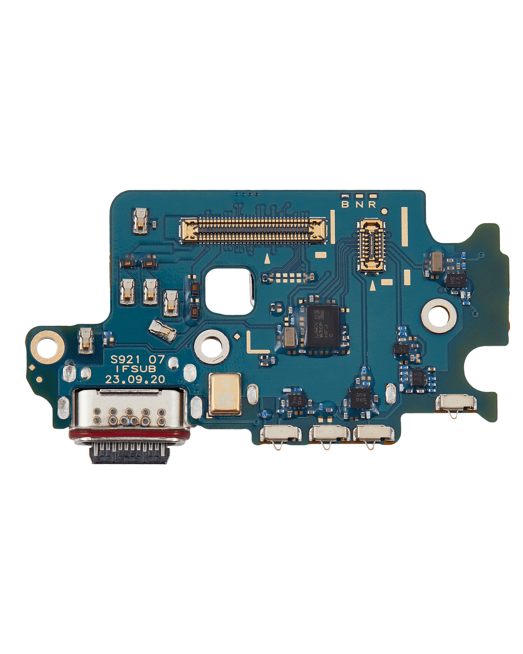 Charging Port Board With Sim Card Reader Compatible For Samsung Galaxy S24 5G (S921B) (International Version) (Premium)